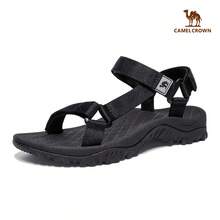 CAMEL CROWN Women's Hiking Sandals, Non-Slip Water Sandals, Comfortable Sports Sandals, Suitable For Outdoor, Water, Beach - Black - View 3