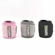 1pc Adjustable Compression Wrist Brace, Hook And Loop Strap, Suitable For Basketball, Fitness And Weightlifting - Multicolor - View 3