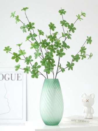 1/3 st konstgjorda banyangrenar, 35,43 tum simulerade banyanblad, konstgjorda växter, böjbara flaskförstärkande grenar, gröna växter för heminredning vardagsrum, vasdekoration, kök och sovrumsinredning, vårdekoration