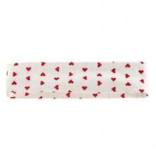1 PC Fashionable Unique Elastic Sports Headband Fitness Sweat Absorbent Headband Hair Tie Non-Slip Headband Valentine's Day Gift Suitable For Long Hair Short Hair Straight Hair Curly Hair - Trái tim - Xem 3