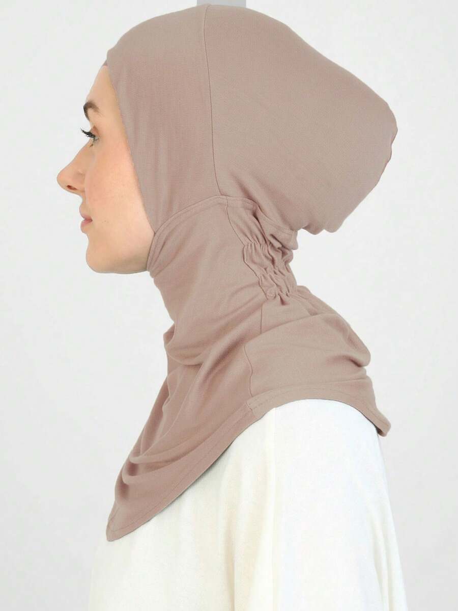 1pc Women's Fashion Solid Color Elastic Chin Cover Neck Warmer Scarf,Beach,Holiday