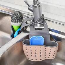 Storage Hanging Basket, Faucet Hanging Basket, Shelving Unit, Kitchen Drain Basket, Kitchen Sink Drain Basket, Dish Drying Hanging Basket - Multicolor - View 9