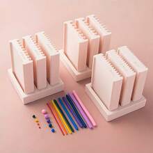 1件/12件套软陶造型工具，可制作球形和条状陶泥，珠宝制作套装，DIY耳环、耳环、吊坠、发夹、珠宝套装，软陶印模工具，圆形和长条形，多种规格，软陶，陶瓷，创意手工模具，情人节、生日和珠宝装饰的理想礼物，创意陶泥，软陶手工模具 - 搓球形 - 查看 14