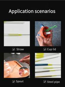 1/3/8/10pcs Multi-Functional Cleaning Brush Set - Kitchen Lid Crevice Cleaner, Groove Sterilizing Bottle & Cup Brush Set, Baby Bottle & Cup Sterilizing Brush Set