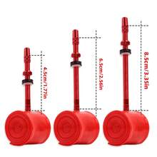 2pcs 700x23/25/28/30/32C Bicycle Tires With TPU Inner Tube, 45/65/85mm French Valve Lightweight Inner Tube - Red - View 2