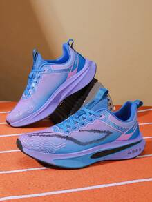 Men's Marathon Running Shoes, Breathable Upper Design, Soft Outsole, Comfortable Wear Without Foot Fatigue, Suitable For Fitness, Outdoor Sports, Marathon, Essential For Sports Enthusiasts - Purple Moon - View 8