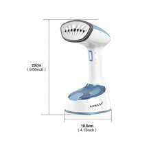 Plancha de vapor multifuncional para el hogar SOKANY 3065, 1470W de alta potencia, calentamiento rápido, capacidad grande de 120ml, planchado de 360° (plegable), luz indicadora LED, fácil de planchar cuellos, botones y áreas pequeñas, adecuada para uso doméstico y comercial - Tipo de Enchufe A Japonés (100V) - Ver 12