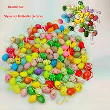 Latest New Easter Egg Pattern Egg Party Home Wedding Decoration Hanging Painted Realistic Plastic Eggs - Birthday Gift - Christmas Gift - Party Gift - Best Gift - Multicolor - View 12