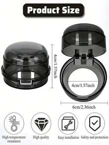 4/8件装燃气灶旋钮保护套 - 燃气灶安全配件，厨房燃气灶安全锁，厨房配件，灶台保护套，婴儿安全，防触电烤箱锁，保护儿童/宠物