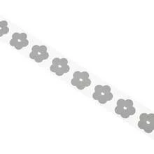 1 Roll, FG012 Flower Reflective Sticker, Iron-On Reflective Sticker