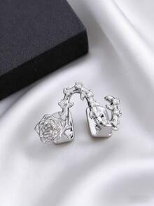 1 chiếc răng giả mạ vàng 18k đính đá zirconia siêu nhỏ thời trang nữ, phụ kiện dành cho rapper, phù hợp để đeo hàng ngày, dự tiệc, món quà độc đáo dành cho gia đình, bạn bè, bạn gái vào ngày Valentine. - Vàng và Bạc - Xem 7