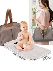 Waterproof Maternity Bag, Fashionable Large Capacity Handbag/Shoulder Bag, Specially For Pregnant Women, Diaper Pad Bag