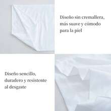 Juegos de sábanas con fundas de almohada - Blanco - Ver 3