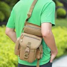 Crossbody Backpack For Outdoor Sports, Ideal For Hiking, Camping, Hunting, Fishing, And Tactical Use. - Preto - View 2