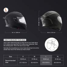 Cascos de motocicleta - Motorrad-Integralhelm, versión europea, tamaño L - Ver 2