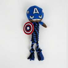 Cerdá Marvel 耐用互動繩狗咀嚼玩具 - 適合狗狗咀嚼、玩耍和訓練，是提升幼犬和成犬發育和技能的理想之選 ⚫ 免費送貨 ✅ 24/48 小時送達西班牙大陸 - 藍色 - 查看 6
