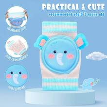 6 Pairs Preboun Baby Knee Pads, Anti-Slip Breathable, Suitable For Baby Boys And Girls, 0-3 Years Old - Multicolor - View 11