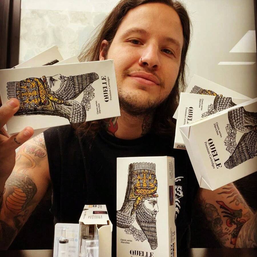 SOLONG TATTOO Solong纹身艺术家专业纹身针，高品质纹身针，RS/RM/RL/M1，各种型号纹身针 - 白色 - 查看 1