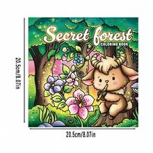 (Upgraded Luxury Version, Thickened Paper, 20.5 * 20.5cm) "Secret Forest Coloring Book", Suitable For Couples And Families, Suitable For Parties, Valentine's Day Birthdays, And Other Holidays. Painting And Study Supplies, 22 Pages, Books, Coloring Books, Study Supplies, School, Christmas, Halloween, Birthdays, Back To School Gifts, Coloring Books, Adult, Christmas Gifts, Coloring Books - Single Piece - View 6