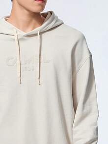 CAMEL CROWN Hanorac cu glugă cu mânecă lungă pentru sporturi în aer liber, pentru femei și bărbați, topuri retro versatile, casual, lejer, pentru femei - Frasin de stejar - Vizualizare 4