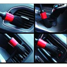 5pcs/Set Car Detailing Brush Set - Soft Car Wash Brush, Multi-Function Air Vent Brush, Wheel Rim Cleaning Brush, Suitable For Auto Repair Shops And Home Cleaning - Multicolor - View 6