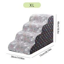 宠物楼梯，狗狗攀爬梯，防滑攀爬梯，适合小型、中型和大型犬在床上使用，猫咪床边攀爬梯