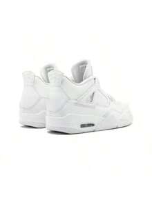Promotion: Basketball Shoes, Air 4 Skate Shoes, Gym Shoes, Premium Training Shoes, 24-Hour Shipping, Black And White - AIR 4 白色 - 查看 3