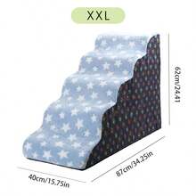 宠物楼梯，狗狗攀爬梯，防滑攀爬梯，适合小型、中型和大型犬在床上使用，猫咪床边攀爬梯