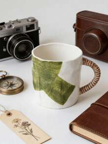 1pc Underglaze Ceramic Hand-Painted Mug, Dishwasher & Reusable, 350ml Coffee Cup, Ideal Gift For Living Room, Bedroom, Office, Family, Friends, Lovers, Children, Suitable For Valentine's Day, Spring Festival, Father's Day, Mother's Day, Teacher's Day, New Year, Qixi Festival, National Day, Children's Day, Women's Day - Multicolor - View 10