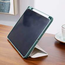 Playlist Element Y-Shaped Foldable Stand, High-Definition UV Printing, 360° Rotatable IPad Protective Case, Compatible With Ipad Protective Cover Design, Support Multi-Angle Adjustment, Six-Way Stand Placement, Built-In Pen Slot, Transparent Back Cover, Anti-Drop Protection, Auto Wake/Sleep Function - Multicolor - View 8