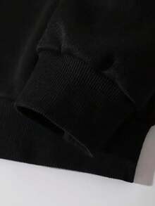 ME TENEIS HASTA EL CO.ÑO Bedruckter Sweatshirt mit Fleecefutter in weiter Passform, Rundhalsausschnitt, Lässig/College Stil, geeignet für den täglichen Gebrauch, Familientreffen, Frühjahrsferien, Frühling/Sommer, Valentinstag, Karneval, Party, Strand, Hochzeit, Gym - Schwarz - Übersicht 10