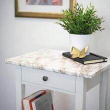 d-c-fix Papel pintado de vinilo decorativo para cocina, encimeras, armarios, 17.7 x 78.7 pulgadas(45An x 200L cm Cortes Brown Marble) - Multicolor - Ver 4