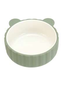 1 chiếc bát ăn dặm cho trẻ em bằng sứ, có thể cá nhân hóa tên, kèm vỏ silicon hình gấu, quà tặng cá nhân cho trẻ em. - Nhiều màu - Xem 17