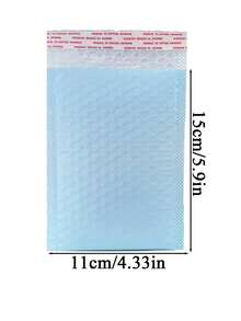 20个气泡信封，聚乙烯防水气泡信封，广告邮寄气泡膜，防水自封胶运输袋，闪亮箔纸信封，包装用品，商务用品，学校用品，返校季用品，全息气泡信封 - 淺藍色 - 查看 9