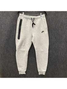 Nike Unisex Tech-Inspired Fleece Zip Hoodie & Jogger Outerwear For Men & Women Pants - Quần nỉ xám - Xem 3