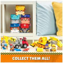 Spin Master Rubble & Crew, Rubble's Bulldozer Toy Truck With Movable Parts And A Collectible Action Figure, Kids' Toys For Ages 3 And Up - Mix's Mixer Truck - View 8