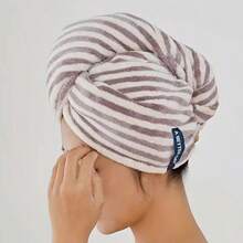 1 chiếc mũ trùm tóc thời trang, nhiều kiểu dáng để lựa chọn, khăn quấn tóc tại nhà, chất liệu lông cừu san hô mềm mại và thấm hút tốt, kích thước phù hợp với mọi người, thích hợp cho cả tóc dài và tóc ngắn, trang trí phòng tắm. - Nhiều màu sắc (một kích thước phù hợp với tất cả) - Xem 7