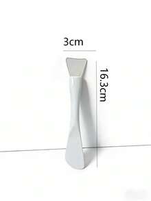 2-In-1 Silicone Face Mask Brush/Spatula - For Applying And Removing Face Masks, Travel Size - White - View 12