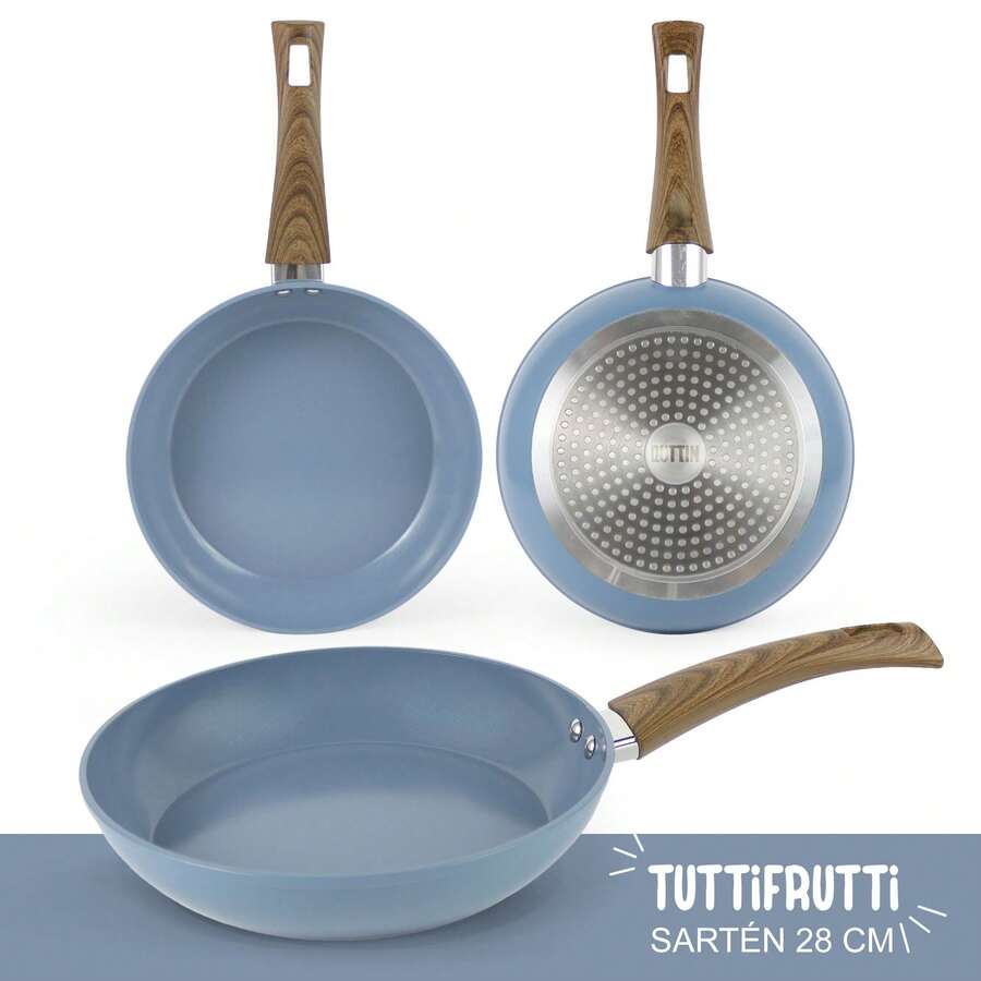 Inde Productos - Diferentes Modelos: Sartén Tuttifrutti, Juego de, Juego 2, Juego 3 - Envío GRATIS ✅ Entrega 24/48h a España (península) - 28 CM - Ver 1