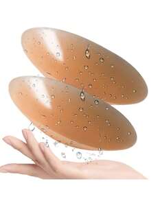 2/4片装硅胶隐形乳贴，轻薄透气，专为婚纱、无肩带礼服、隐形文胸、连衣裙、连体裤、度假装设计 - 彩色 - 查看 6