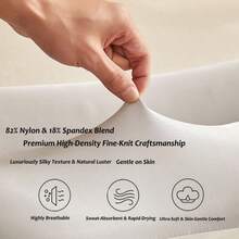 1个简约纯色二合一记忆棉枕头，尼龙和氨纶面料，颈部支撑，可拆卸可水洗，适合家庭和宿舍使用。 - 淺灰色 - 查看 5