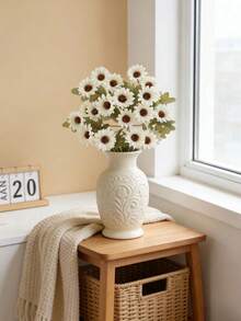 1/3/5-Piece Pack Of 21 Artificial Daisy Bouquets | Bridal Bouquets, Valentine's Day Gifts, And All-Season Home/Event Decorations. Valentine's Day Garden. - White - View 11