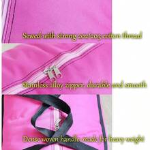 3pcs Heavy duty Storage Bags with Strong Handle Travel Duffel Clothes Bags for Moving Travelling Camping Festival Decorations Storage Rojo rosa verde oscuro morado claro 26.5 gal Solid - Rojo rosa verde oscuro morado claro - Ver 4