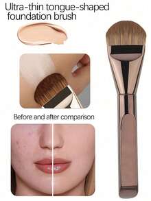 YZIMENG 2/3/5/6pcs Makeup Brush Set, 5 Double-Ended Face Makeup Brushes + Foundation Brush, Angled & Tapered Foundation Brush, Contour Brush, Blush Brush, Powder Brush, Eyeshadow Brush, Concealer Brush, Highlighter Brush, Blending Brush + 4pcs Nose Contour, Highlighter, Eyeliner Brush Set - Black - View 8