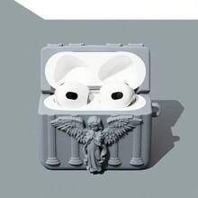 复古天使造型保护套，带钥匙扣，优雅保护壳，适用于 1/2/3/Pro/Pro2/Pro3，女士完美礼物