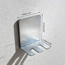 Stainless Steel Toothbrush Holder Bathroom Bathroom Wall Hanging Punch-Free Metal Toothbrush Hook Toothbrush Rack - Multicolor - View 7