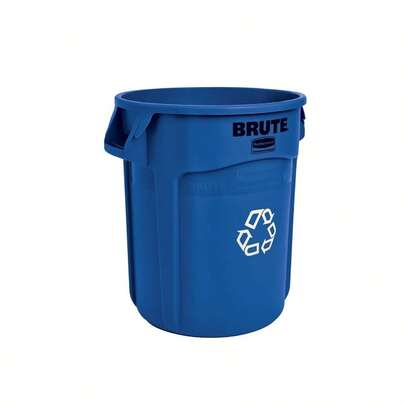 GYJ  Rubbermaid Brute 2620-73 75.7L Alrededor Polietileno Azul - Cubo de basura 75.7 L Alrededor Polietileno Azul UV PCR 49.5 cm183