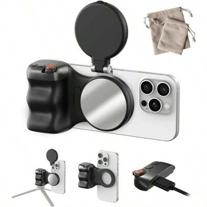 Obturador de cámara inalámbrico adecuado para vacaciones de invierno, viajes y vacaciones, obturador de cámara portátil para vacaciones y viajes, disparador de cámara y teléfono