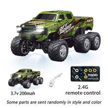 Coche de juguete todoterreno con luces para niños, admite conducción todoterreno simulada, ayuda a desarrollar el interés por el manejo de vehículos, adecuado para niños mayores de 6 años, regalo divertido para cumpleaños o Día del Niño - Multicolor - Ver 12