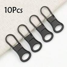 4/8/10pcs Metal Detachable Zipper Pulls Replacement Zipper Heads, Universal Zipper Sliders For Bag, Clothing Repair - Multicolor - View 24